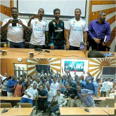 Las peñas madridistas del mundo celebraron el golazo de Cristiano