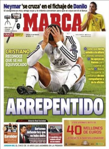 Portadas de la prensa deportiva