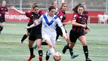 Valentina Berr, en un partido con el Europa. Foto: CE Europa (Xavi de la Ossa).