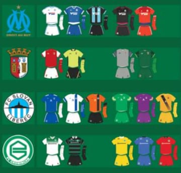 Las 131 camisetas de la Europa League 2015-16