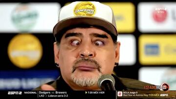 En México se burlan de Maradona: su estado, su forma de hablar, sus bailes...