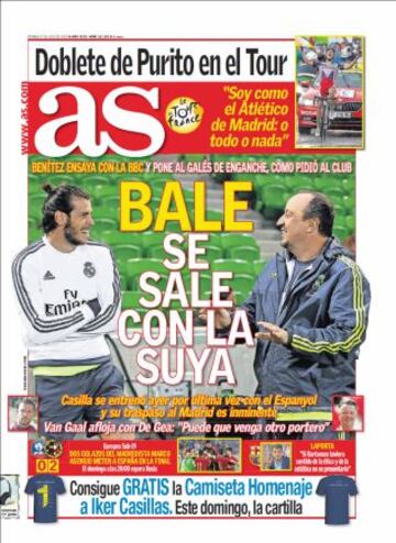 Las portadas de AS de julio