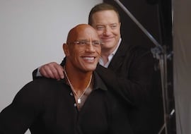 El emotivo agradecimiento de Dwayne Johnson a Brendan Fraser por haberle cambiado la vida: “Apostaste por mí”