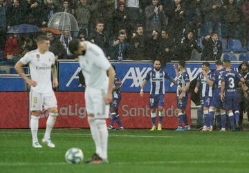 Alavés 1-1 Real Madrid | Lucas Pérez ejecutó el penalti de forma perfecta de  que engañó a Areola y lo batió para el 1-1. El penalti lo cometió Sergio Ramos sobre Joselu.

