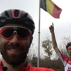 De Gendt y Wellens llegan a Bélgica para la última etapa