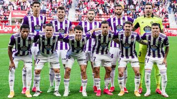 Once inicial en el partido que el Real Valladolid ganó al Sporting (1-2) en El Molinón.