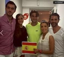 Eva Longoria disfrutó con David Ferrer en la final de Acapulco