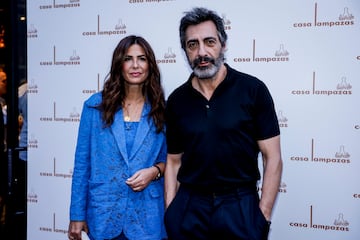 Nuria Roca, presentadora de televisión y Juan del Vall, escritor.