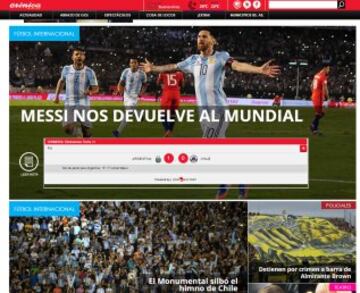 La crítica visión de la prensa argentina del triunfo