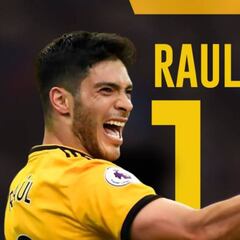 Raúl Jiménez llega a 100 partidos con los Wolves