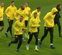 El Dortmund completó la sesión de entrenamiento en el Wanda