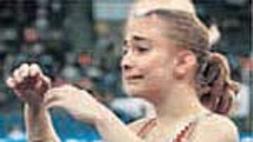 Patricia Moreno, lesionada.