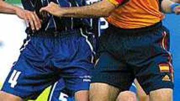 <B>DECEPCIÓN.</b> España ganó en la última prueba antes del Mundial, pero dejó demasiadas dudas.