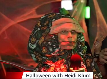 Heidi Klum, totalmente irreconocible con su disfraz de Halloween