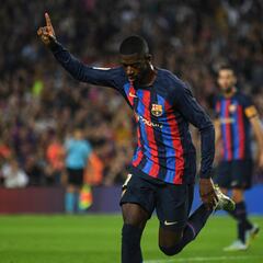 Dembélé puso en pie al Camp Nou