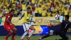 Cardona anot&oacute; el segundo gol frente a Per&uacute; 