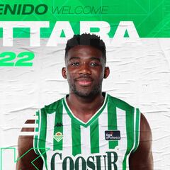 El franco-ghanés Yakuba Ouattara ficha por el Betis por dos años