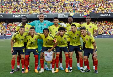 La Selección Colombia enfrentó a la Selección Irak en el estadio Mestalla, de Valencia, España. Este fue el primer amistoso de la Fecha FIFA.