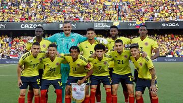 La Selección Colombia enfrentó a la Selección Irak en el estadio Mestalla, de Valencia, España. Este fue el primer amistoso de la Fecha FIFA.