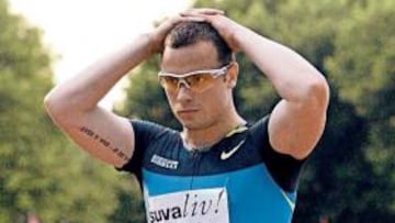 <b>ADIÓS A PEKÍN. </b>Pistorius tampoco estará en el relevo olímpico.