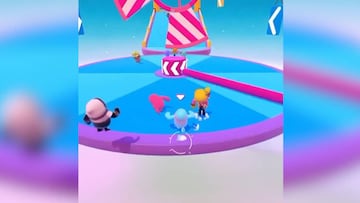 Un gamer descubre una táctica brutal cuando está todo perdido en una carrera de Fall Guys