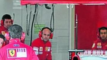 <b>FUTURO ROJO. </b>El pupilo de Todt rodó ayer en el circuito de Jerez.