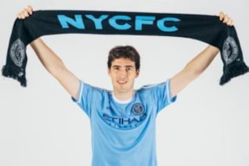 Andoni Iraola (España). Fue uno de los refuerzos estrella del New York City de Estados Unidos.