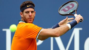 Juan Martín Del Potro lamentó el calor asfixiante con el que se jugó el encuentro y comentó sus sensaciones al terminar el tercer set ante John Isner.