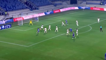 Borde interno y a festejar: Tercer gol de Agudelo con Al Nasr SC