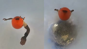 Paracaidista muestra como es caer dentro de una nube y el video se hace viral