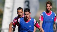 James será titular el domingo tras estar dos meses lesionado