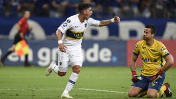 El extremo xeneize anotó el gol que confirmó la clasificación para semifinales en el tiempo de descuento y también fue protagonista en la expulsión de Dedé.