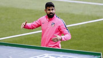 Costa hizo carrera y tocó balón