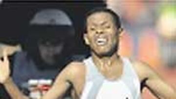 Gebrselassie, ganando ayer.