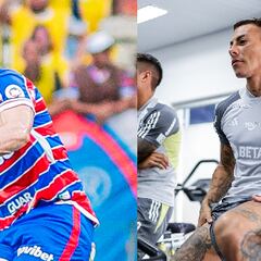 Benjamín Kuscevic y Eduardo Vargas sufren dispar suerte en Brasil