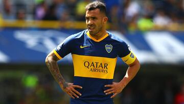 Tevez, descartado frente a Vélez por un desgarro muscular