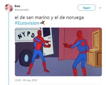 Los mejores memes de la gala de Eurovisión