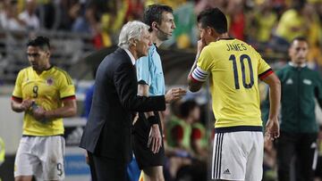 José Pékerman y James Rodríguez