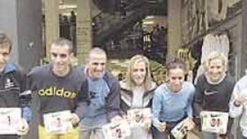 <b>CITA PREVIA.</b> Los favoritos de la San Silvestre se retaron ayer.