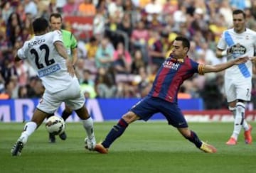 Xavi Hernández y Diego Seoane