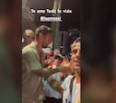 Messi sale de un restorán en Miami y un fanático le hace esto