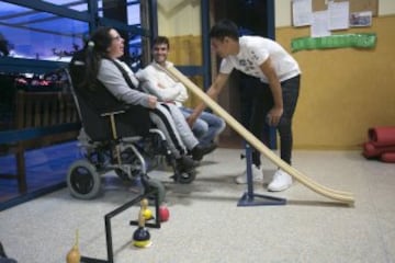 Villarreal B con la Fundación Aspropace.