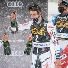 Noël lidera el doblete francés en el eslalon de Kranjska Gora