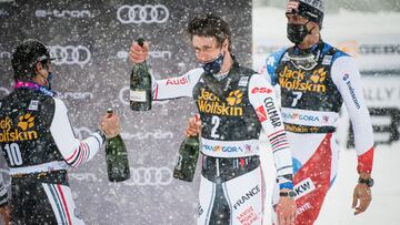 Noël lidera el doblete francés en el eslalon de Kranjska Gora