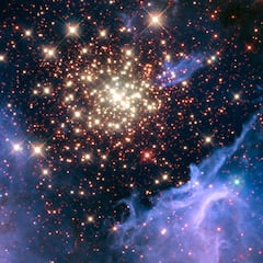 How can I view the differences in space between James Webb telescope and Hubble?