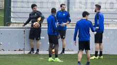 03/03/17 ENTRENAMIENTO  DEL ESPANYOL
 VICTOR SANCHEZ 
 DAVID LOPEZ 
 PAPE DIOP 
 GERARD MORENO 
 GRUPO