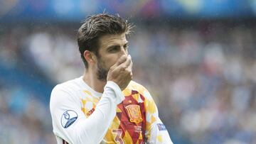 Piqué: "Spain aren't at the level of the 2010 or 2012 team"