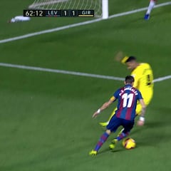 El golazo de Morales en el Levante-Girona de LaLiga