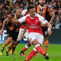 Alexis Sánchez sólo anotó de penal en definiciones