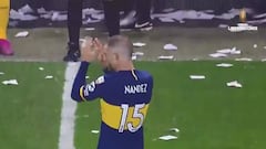 ¡Tremenda ovación! Nández se despidió entre lágrimas de la Bombonera